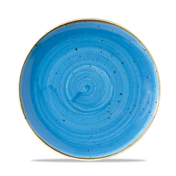 Cornflower Blue Coupe Plate 21.7cm